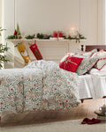 Garnet Hill Christmas Holiday Bed Deer Rudolph Snow Nutcracker gift Duvet Bed '