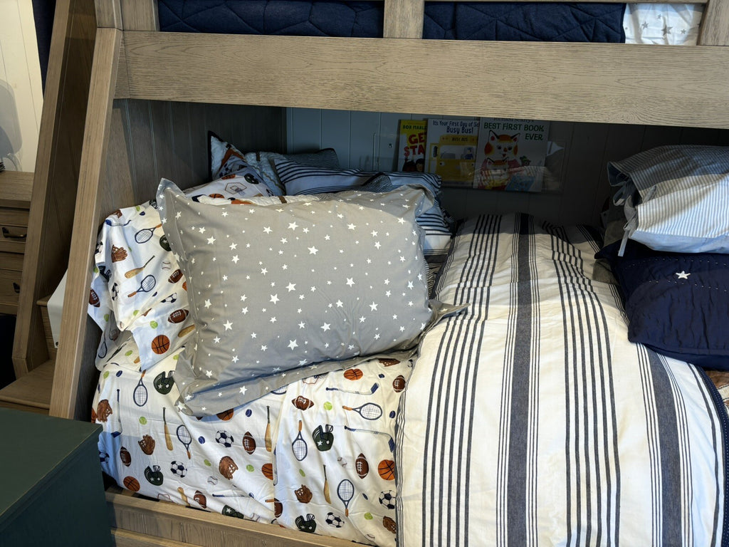 Pottery Barn  Christmas Pillowcase + Star Sham Glow Dark holiday disney SET 2 -