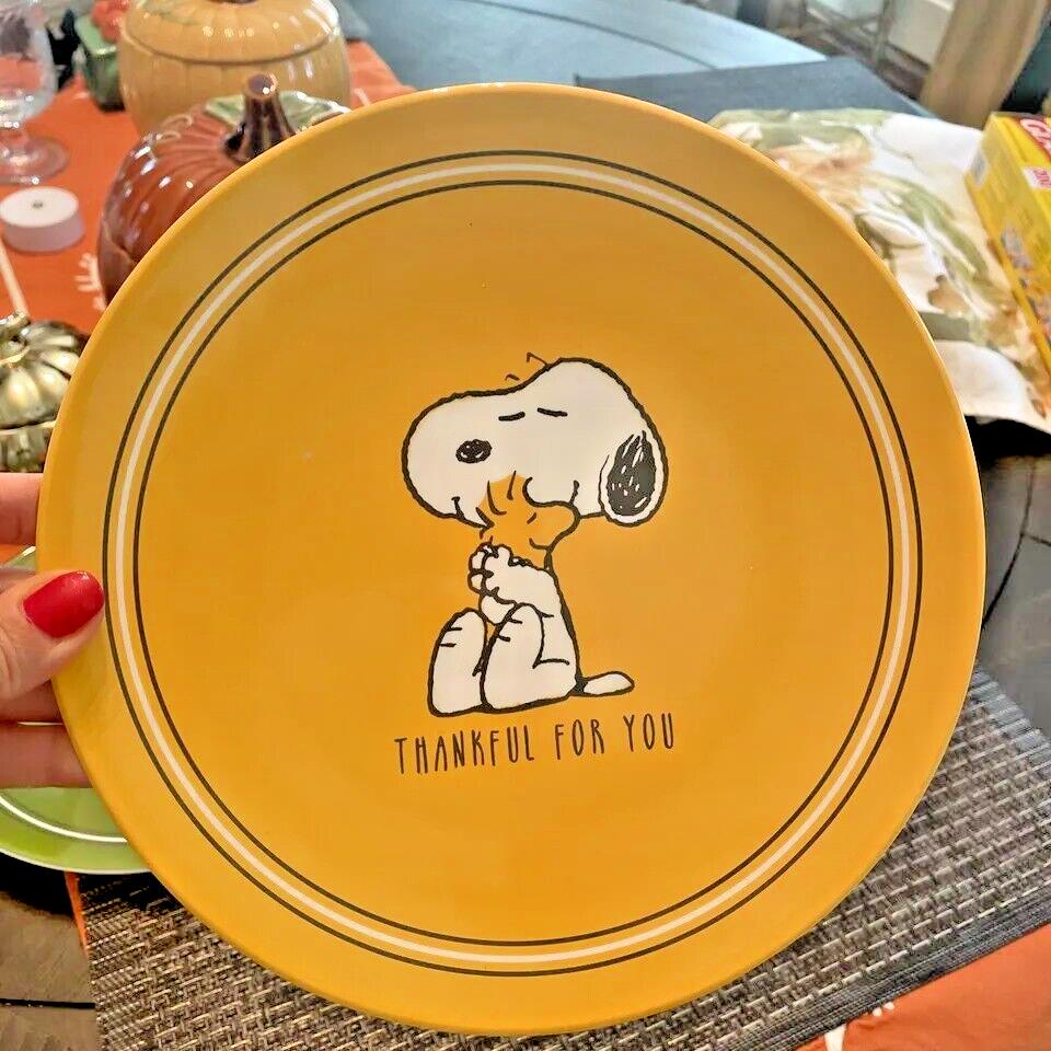 Pottery barn Snoopy Plate holiday party Disney school kid dinner plate gift meal
