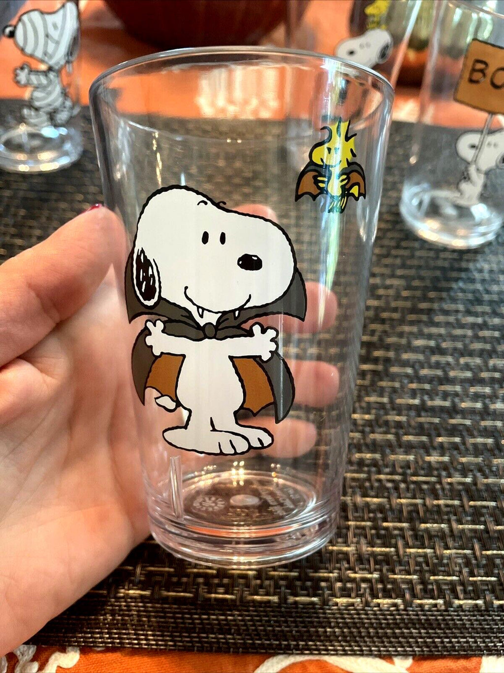Disney Snoopy Pottery Barn Cup Holiday HALLOWEEN party gift Peanuts school kid 1