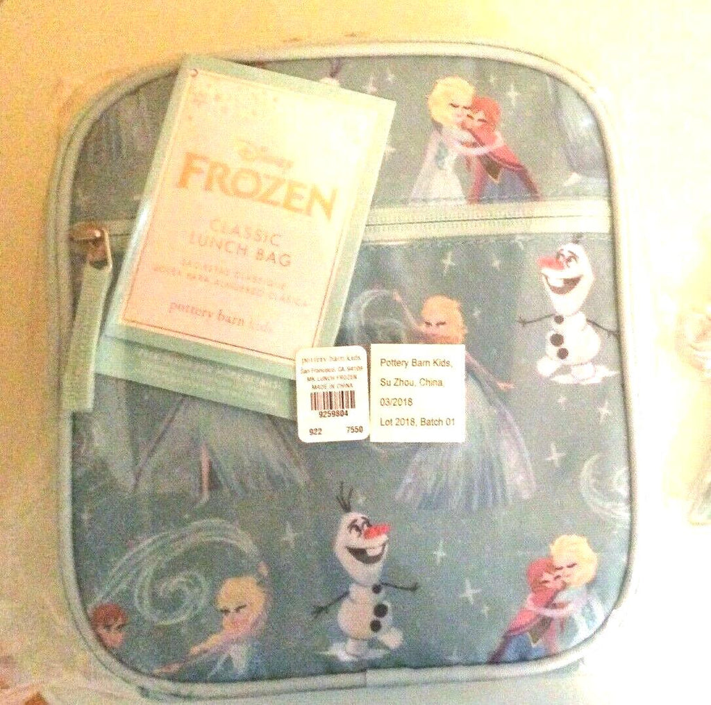 Disney School Pottery barn FROZEN Lunch box ELSA bag girl princess gift kids ,