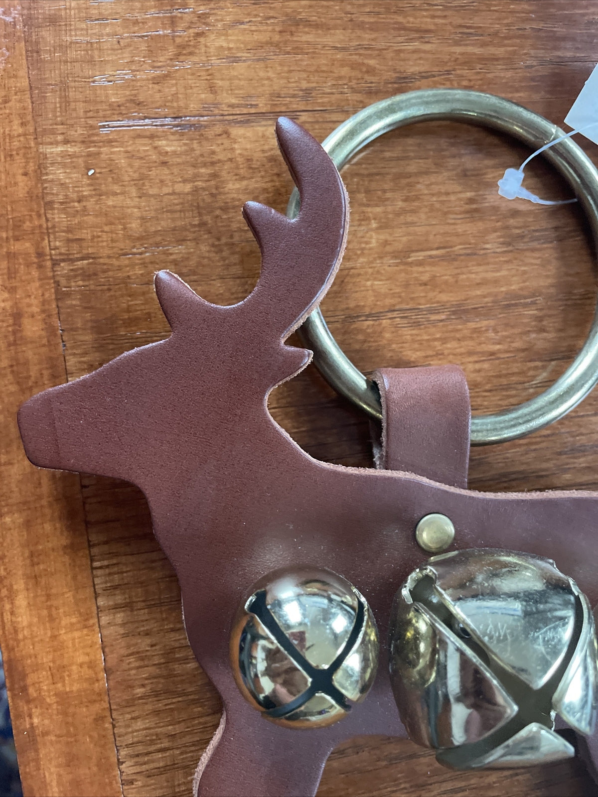 Pottery Barn Rudolph Reindeer Christmas Bell Santa holiday gift party boy girl r