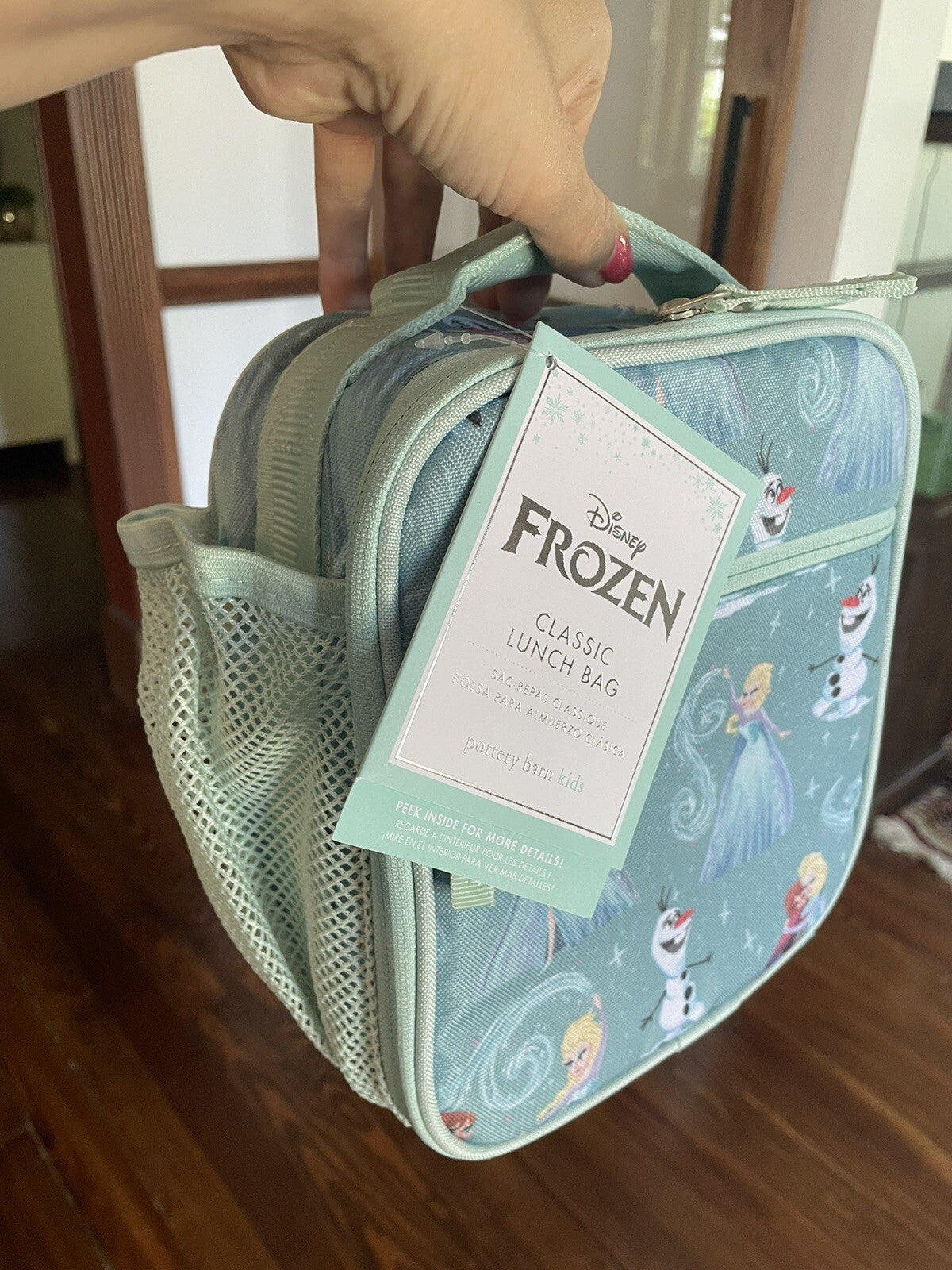 Disney School Pottery barn FROZEN Lunch box ELSA bag girl princess gift kids ,