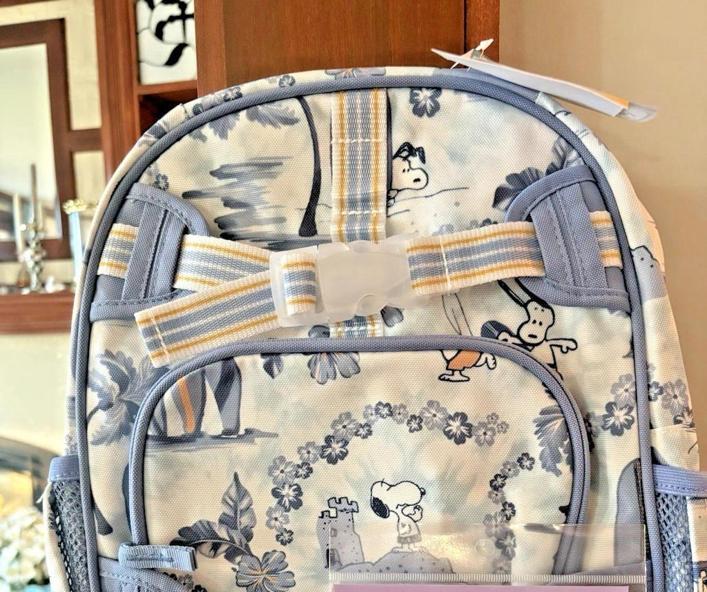 Pottery Barn School Snoopy Star War BACKPACK LUNCH travel Bag Mandalorian boy .