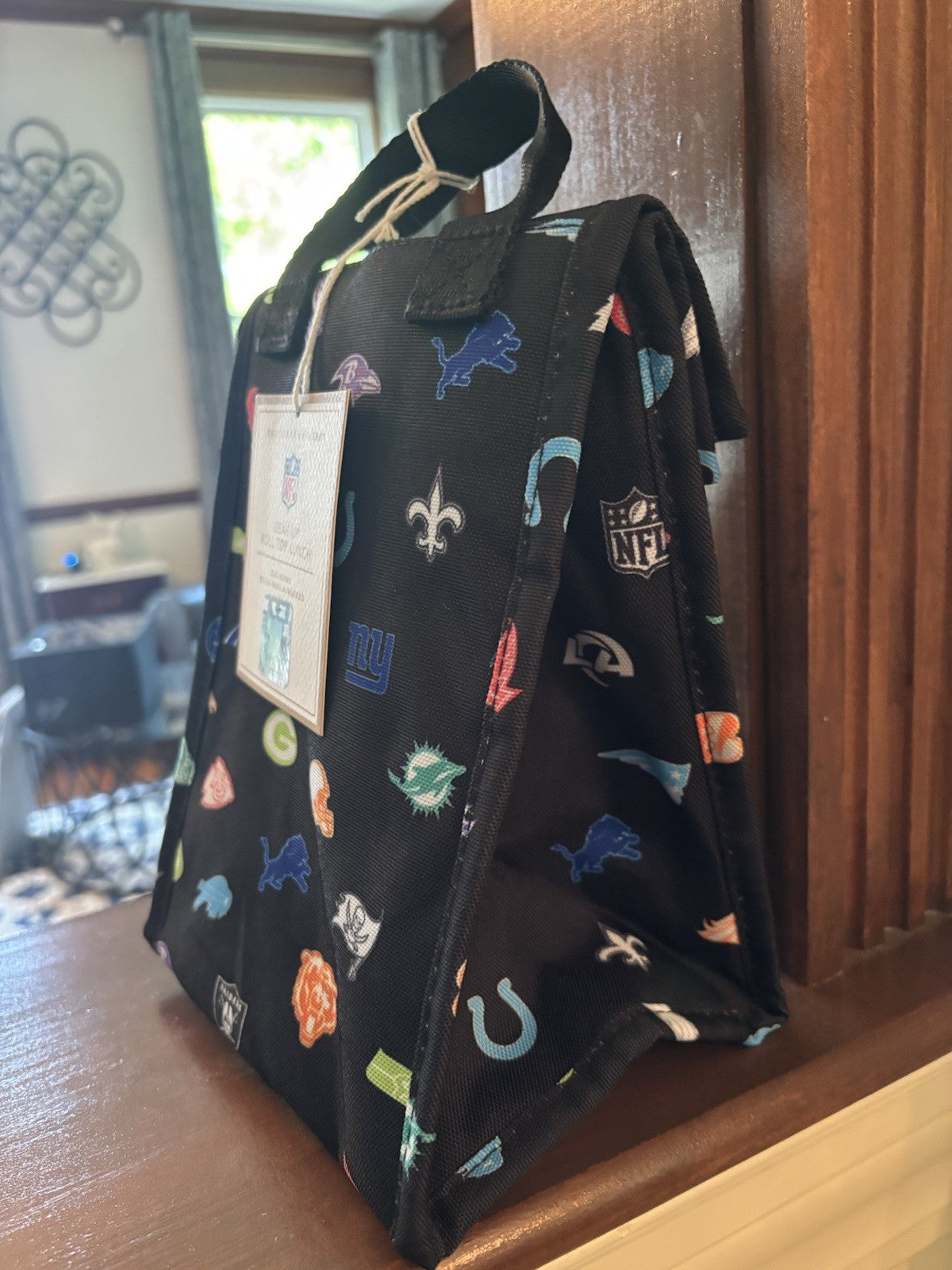 Pottery Barn School  LARGE BACKPACK LUNCH Football Baseball sports BAG NFL KID 1