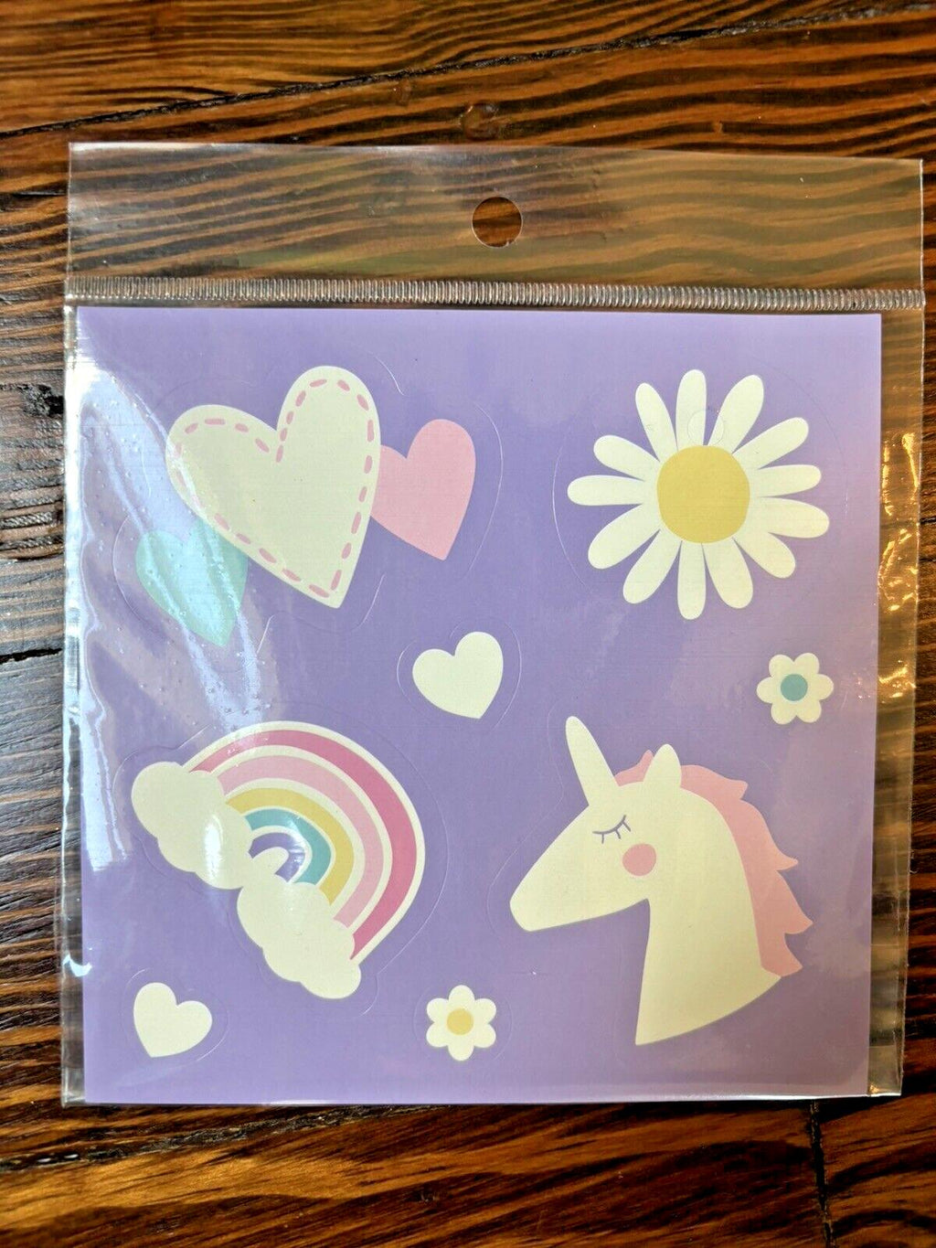 Pottery Barn School Disney Princess Unicorn Rainbow Girl Sticker Set + ICE ?? h