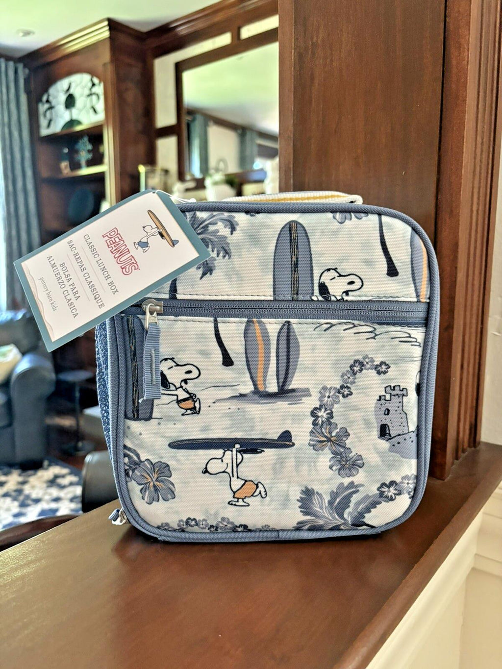 School Pottery barn SNOOPY LUNCH BAG Peanuts holiday travel Space boy Pre k  n