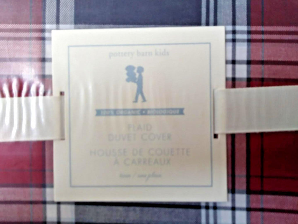 Pottery Barn pillow SHAM Plaid Christmas holiday party red gift school Disney =