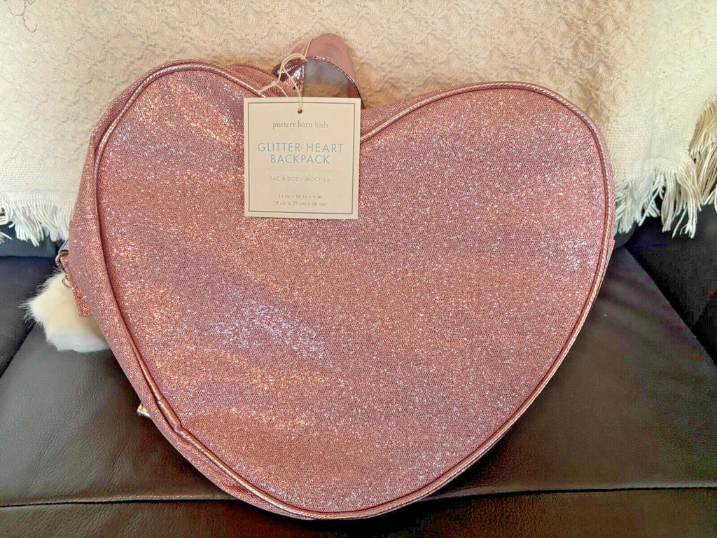 Disney School Pottery barn Pink Glitter Mini Pre K BACKPACK bag girl princess .