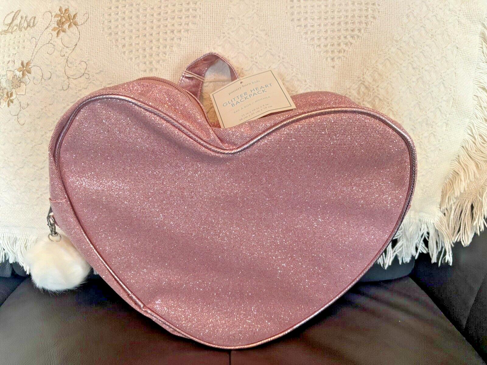 Disney School Pottery barn Pink Glitter Mini Pre K BACKPACK bag girl princess .