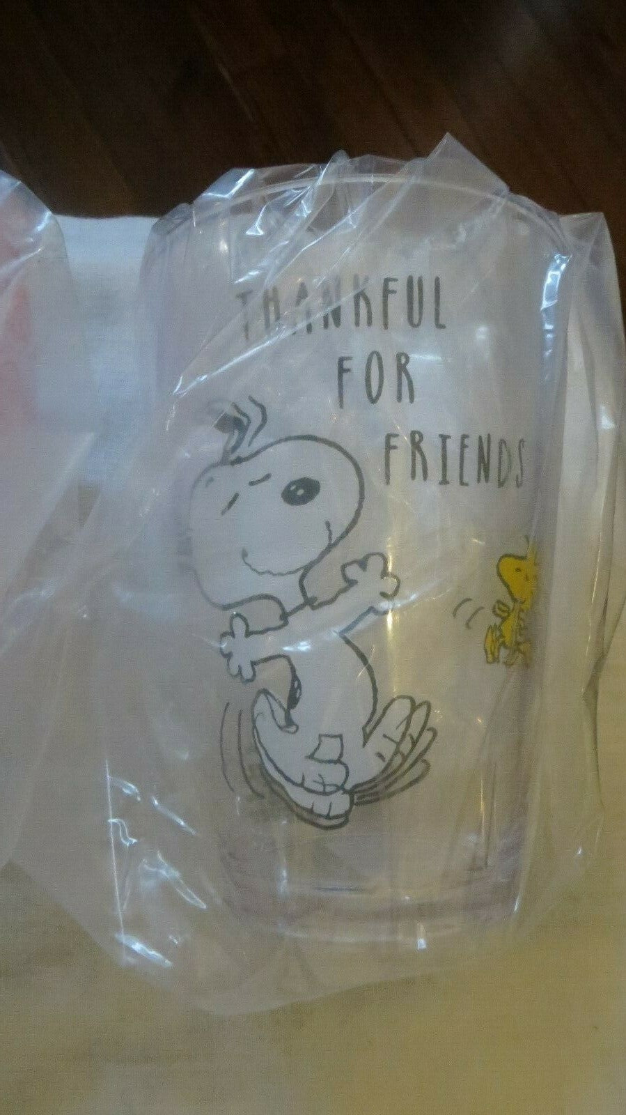 Disney snoopy Pottery Barn Cup 4 Holiday Party Peanuts  Thanksgiving School ]