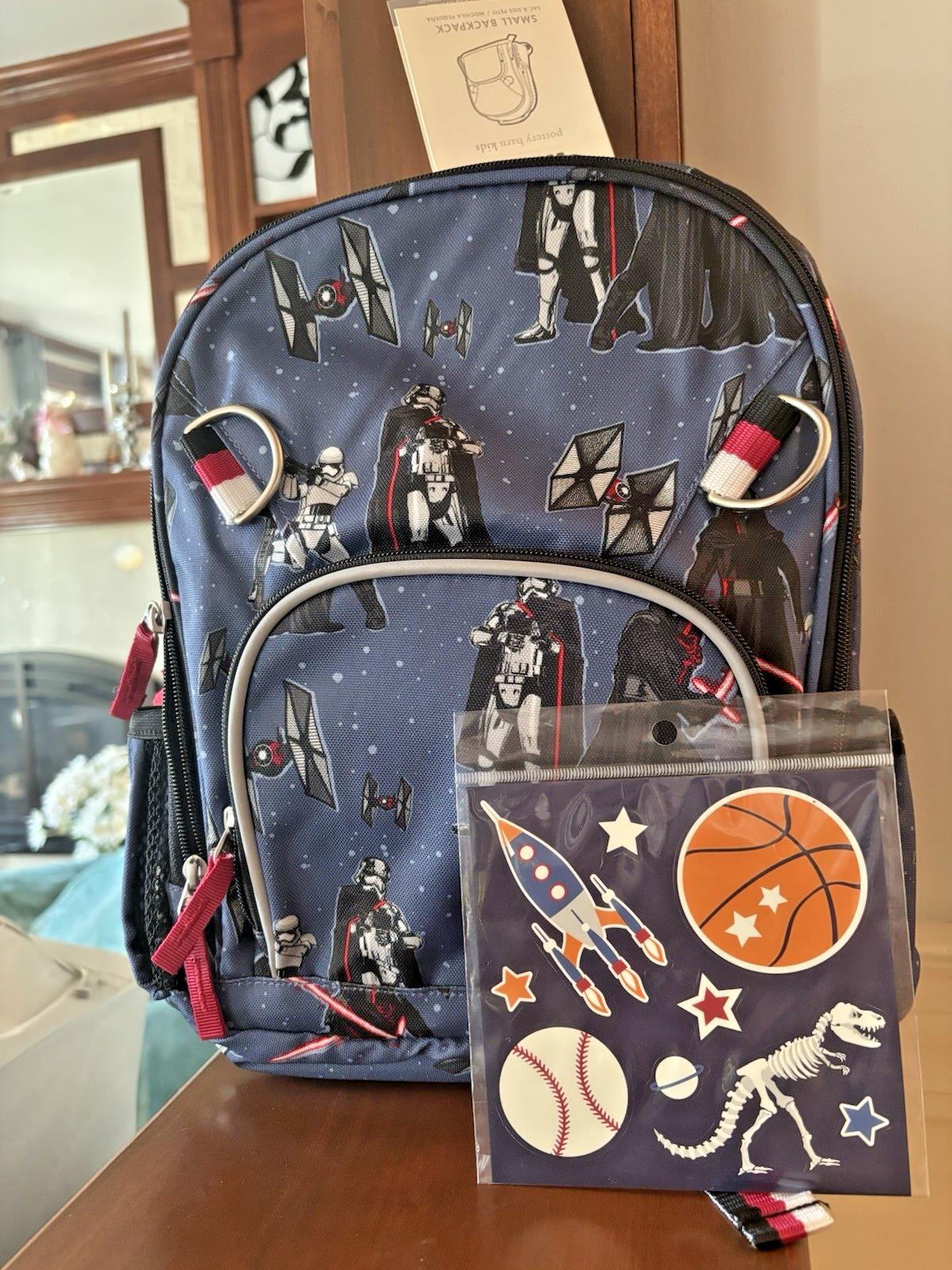 School Pottery Barn Kids STAR WARS BACKPACK Kylo Ren Travel Bag grogu .