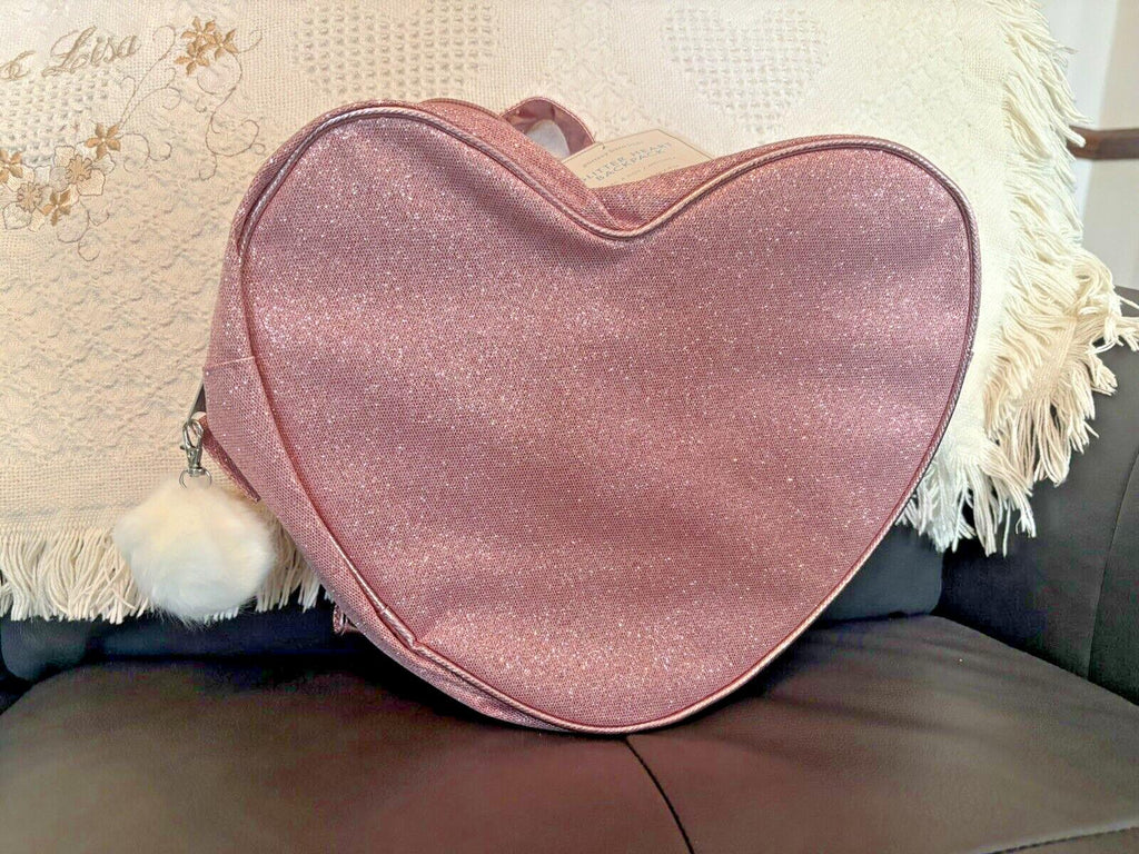 Disney School Pottery barn Pink Glitter Mini Pre K BACKPACK bag girl princess .