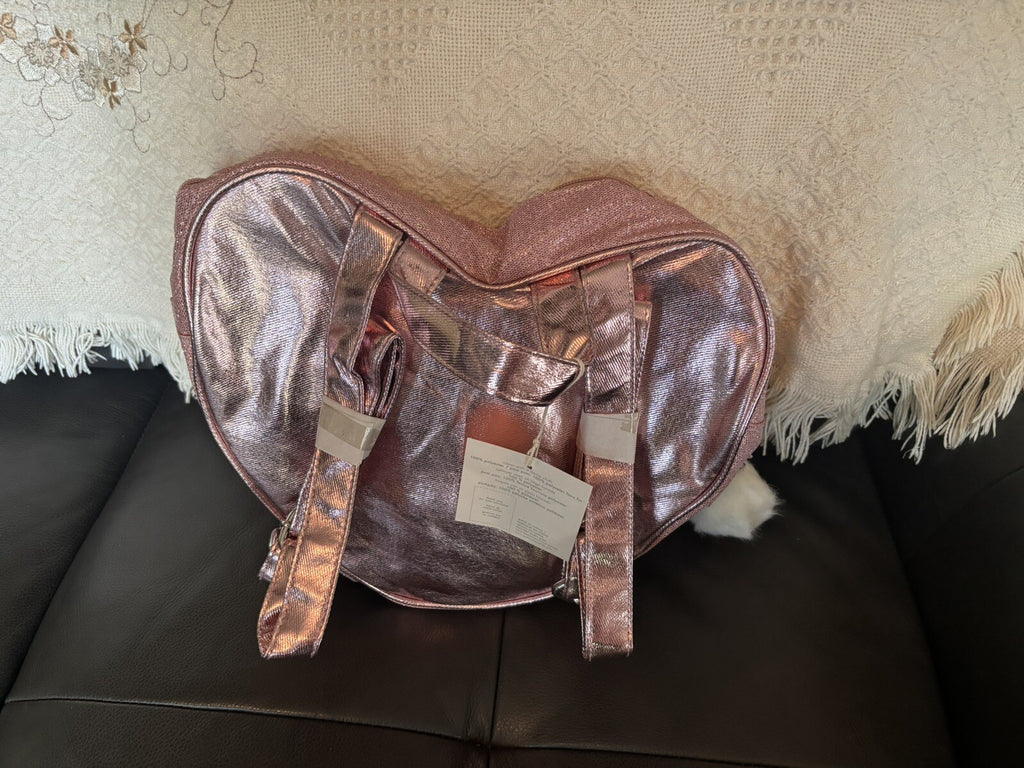 Disney School Pottery barn Pink Glitter Mini Pre K BACKPACK bag girl princess .