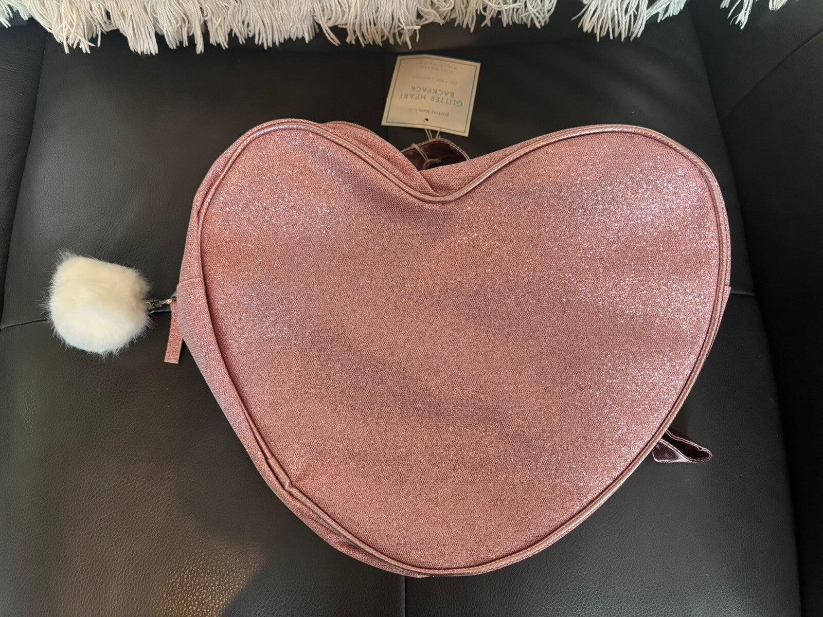 Disney School Pottery barn Pink Glitter Mini Pre K BACKPACK bag girl princess .