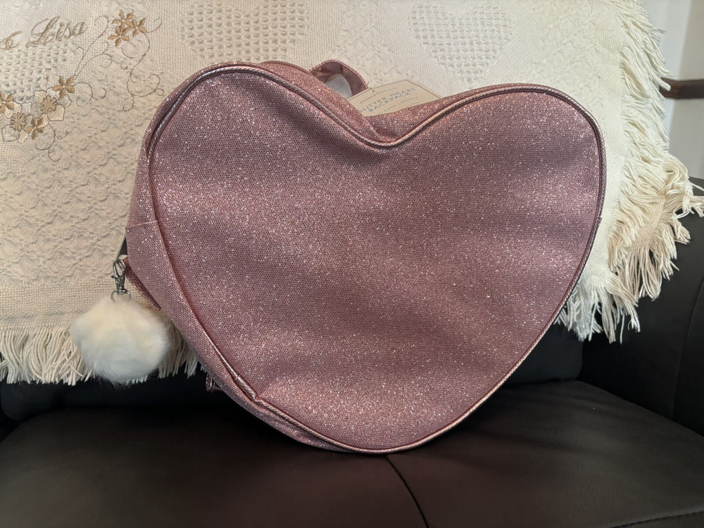Disney School Pottery barn Pink Glitter Mini Pre K BACKPACK bag girl princess .