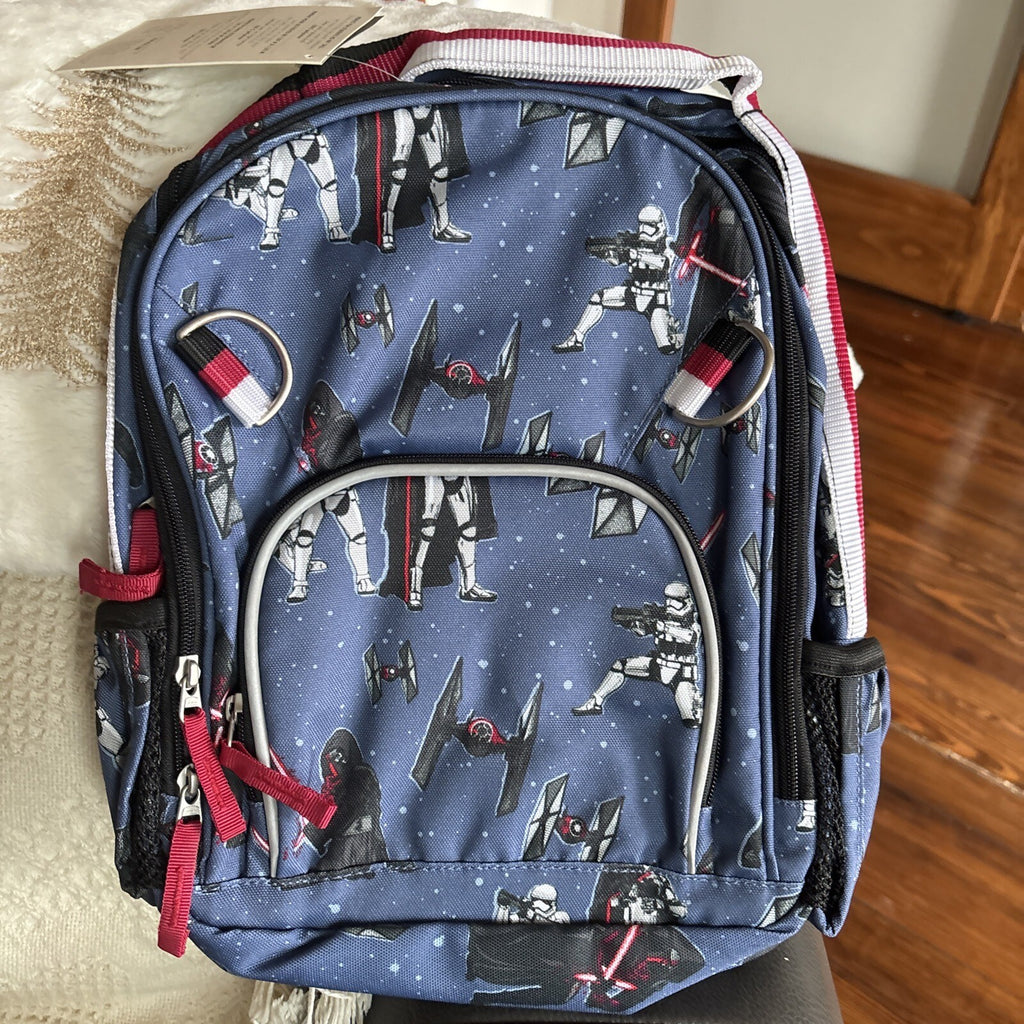 School Pottery Barn Kids STAR WARS BACKPACK Kylo Ren Travel Bag grogu .