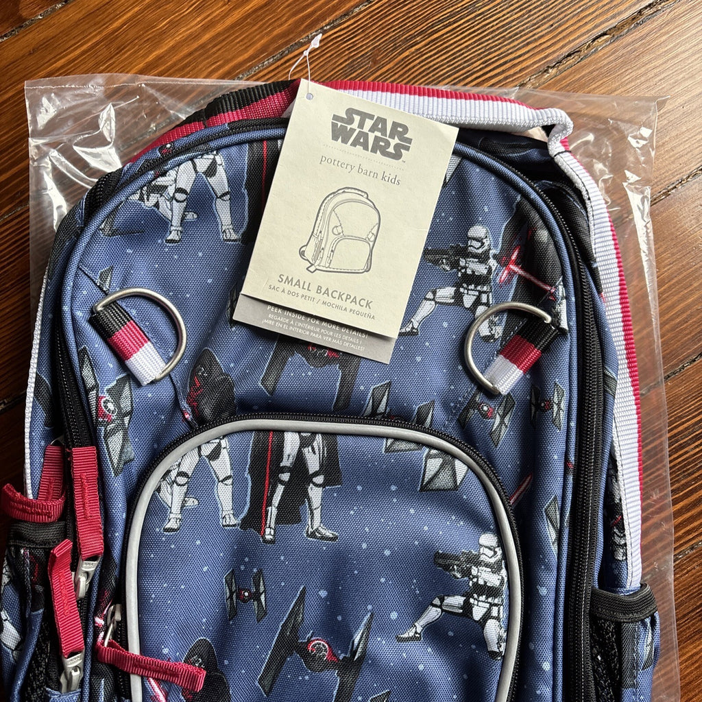 School Pottery Barn Kids STAR WARS BACKPACK Kylo Ren Travel Bag grogu .