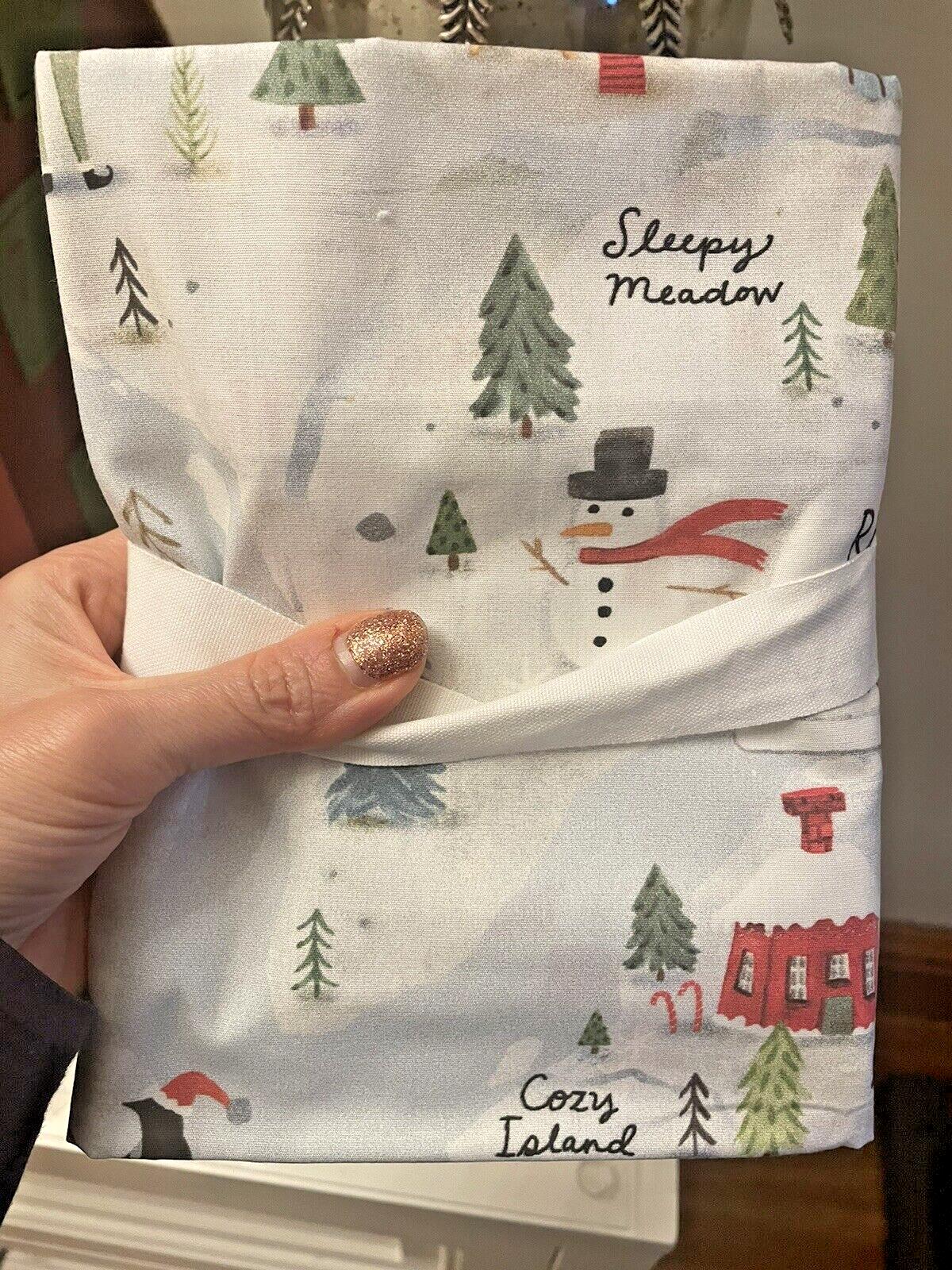Pottery Barn Disney Pillowcase KING holiday Deer Christmas Gift kids SET 2 New '