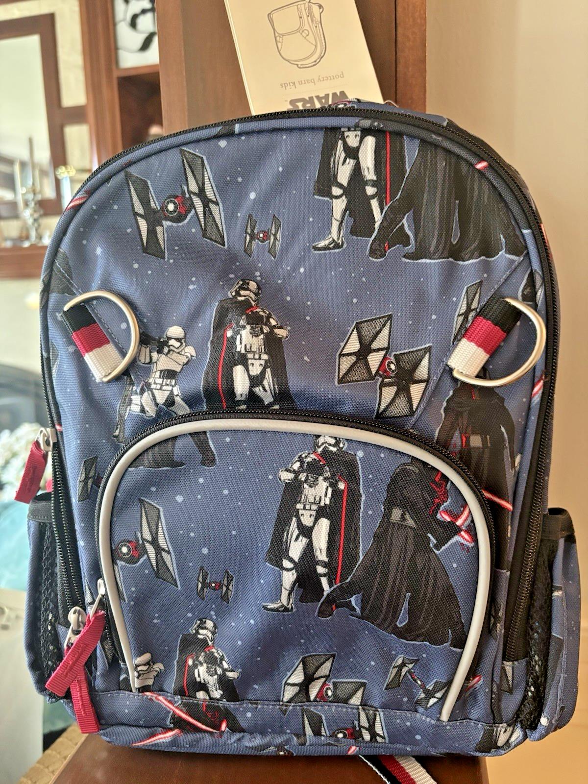 School Pottery Barn Kids STAR WARS BACKPACK Kylo Ren Travel Bag grogu .