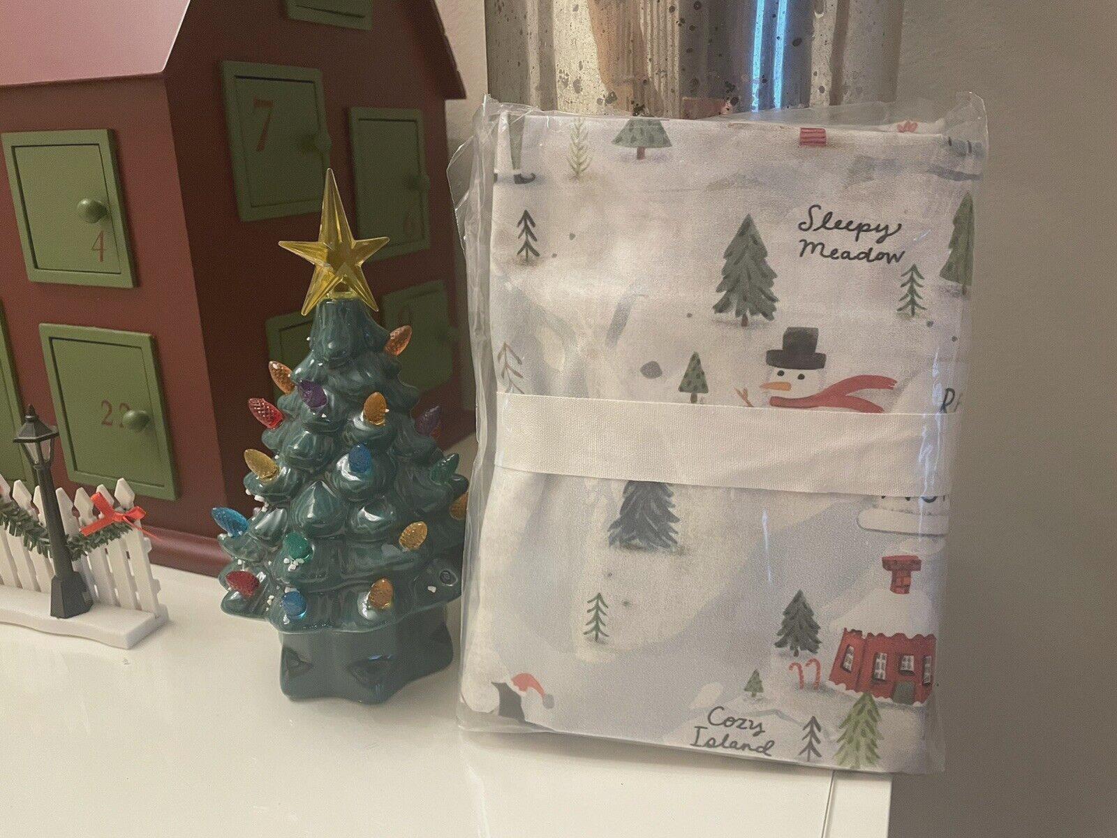 Pottery Barn Disney Pillowcase KING holiday Deer Christmas Gift kids SET 2 New '