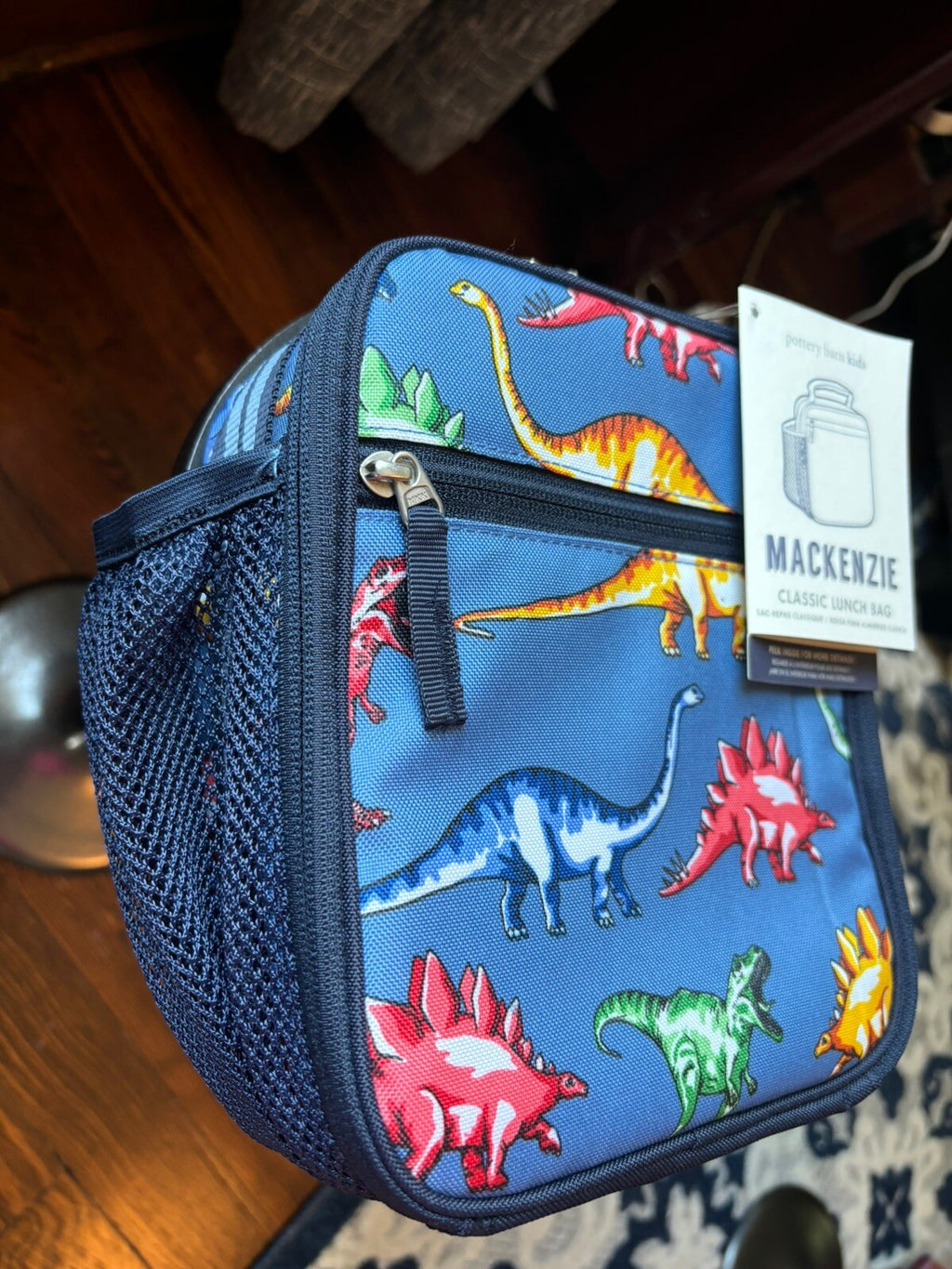 School Disney Pottery barn Lunch Box Bag Dinosaur Jurassic park boy travel ?? .