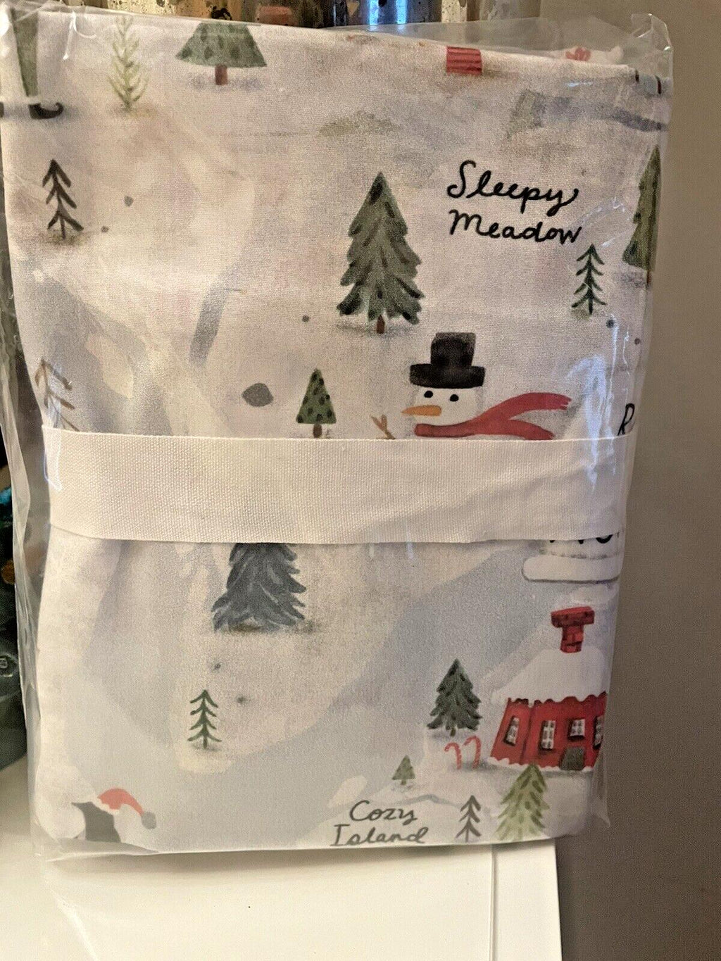 Pottery Barn Disney Pillowcase KING holiday Deer Christmas Gift kids SET 2 New '