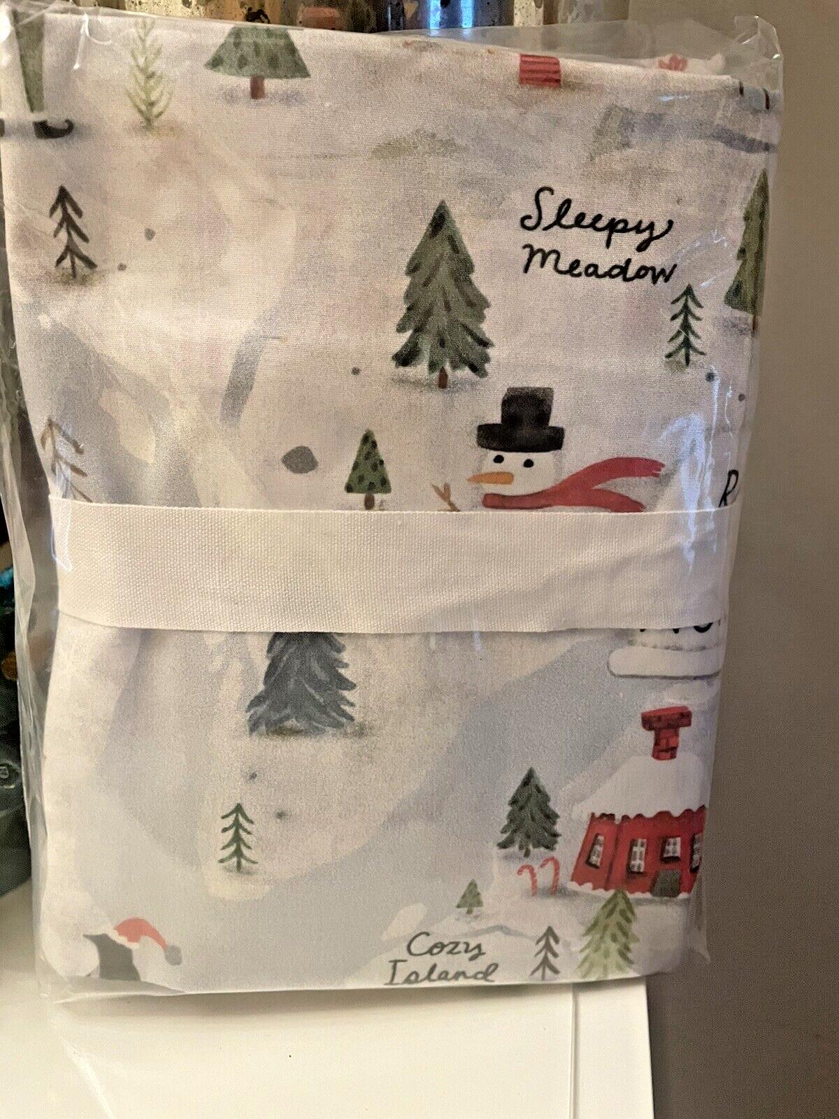 Pottery Barn Disney Pillowcase KING holiday Deer Christmas Gift kids SET 2 New '
