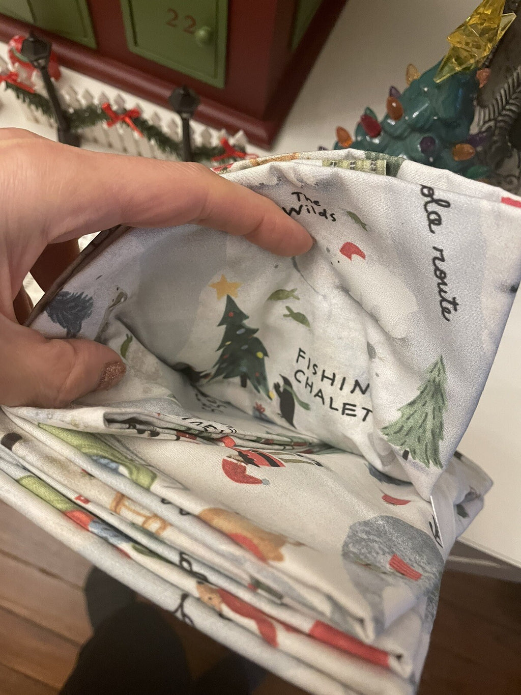 Pottery Barn Disney Pillowcase KING holiday Deer Christmas Gift kids SET 2 New '