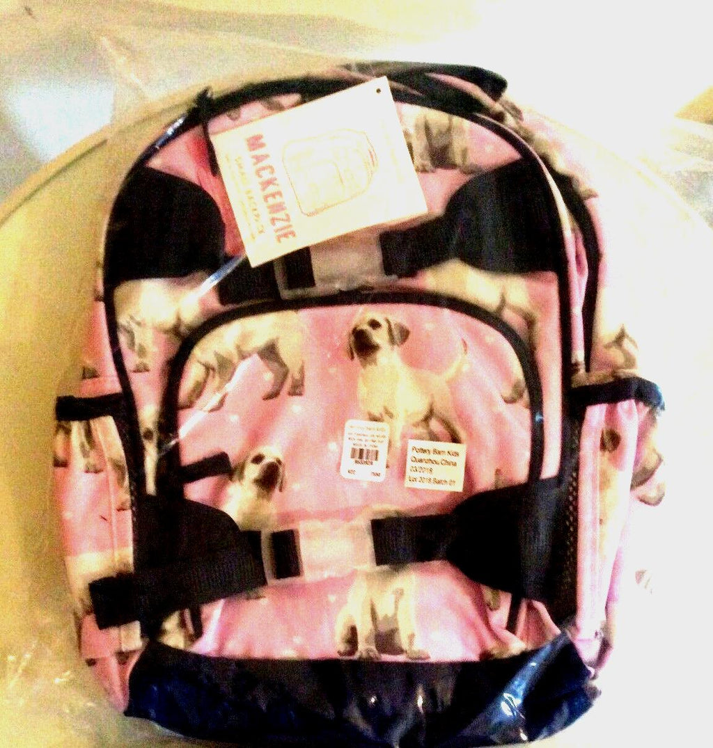 Pottery barn School BACKPACK pink dog holiday gift party girl disney kid