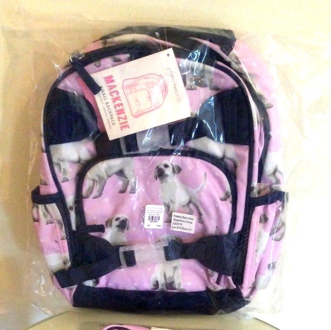 Pottery barn School BACKPACK pink dog holiday gift party girl disney kid