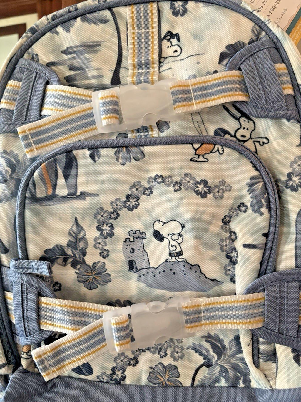 Pottery Barn school SNOOPY Disney Backpack Peanuts beach Travel bag unicorn .
