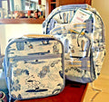 School Pottery barn SNOOPY BACKPACK+LUNCH Utensil Peanuts pre k travel SET Bag .
