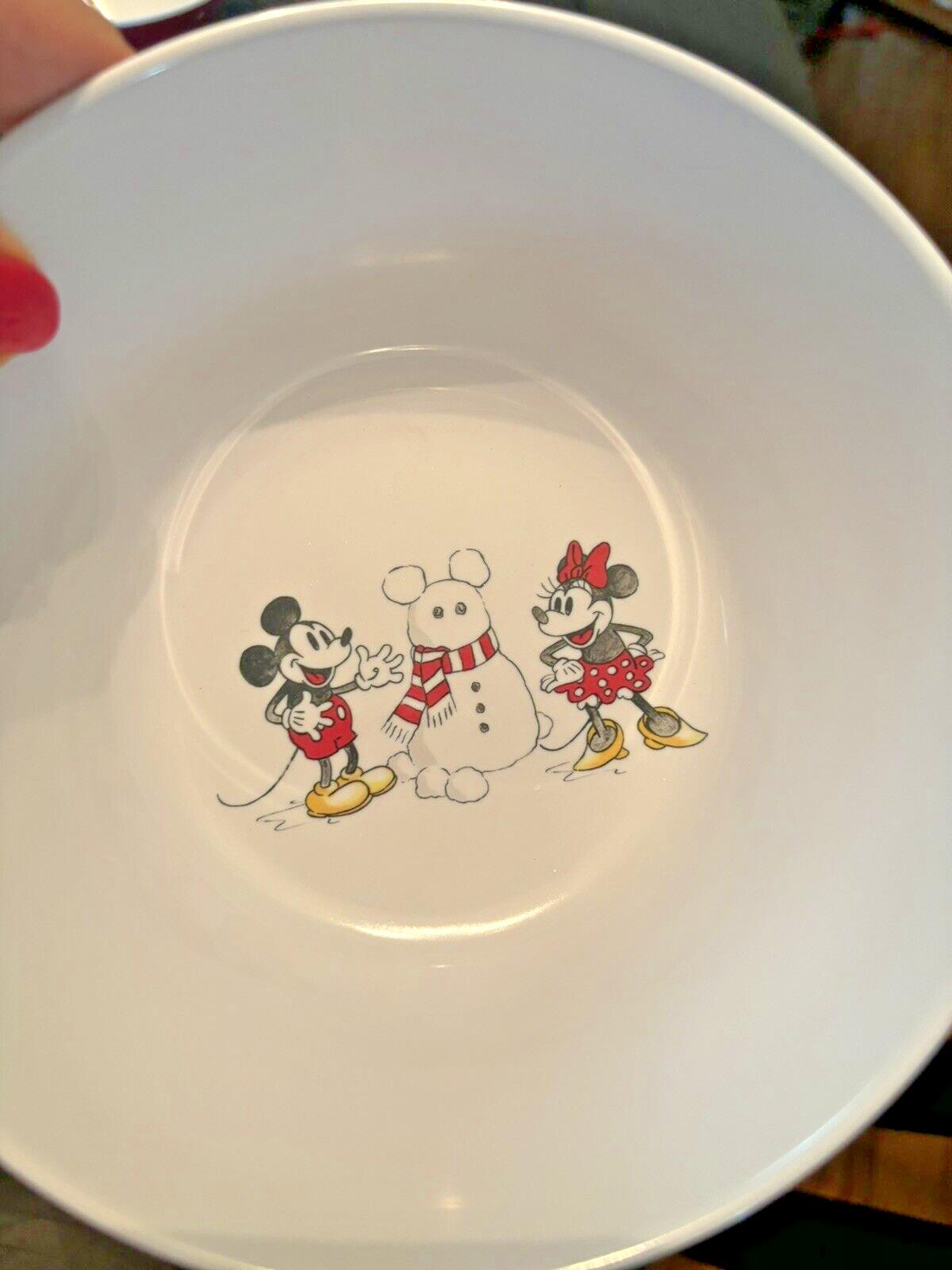 Pottery Barn Holiday Mickey Mouse Disney Christmas Dinner party school SET 8 r