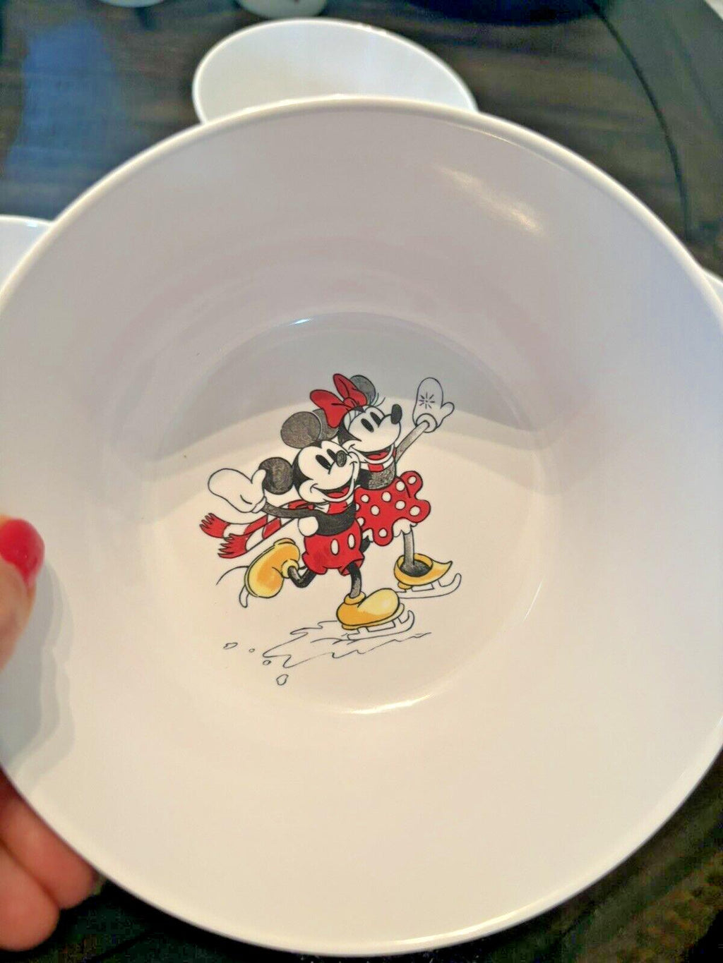 Pottery Barn Holiday Mickey Mouse Disney Christmas Dinner party school SET 8 r