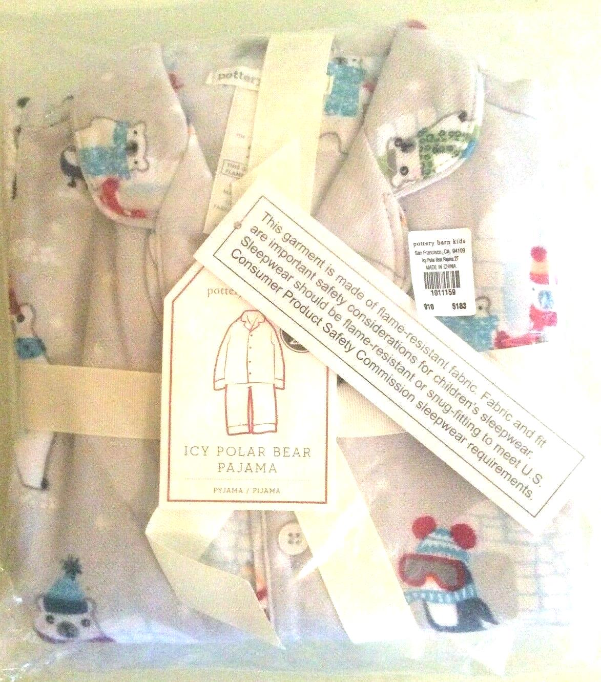 Pottery Barn Disney holiday Pajama Bear sleep kid pj SIZE 2 Disney party gift b