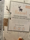 Pottery Barn Holiday Reindeer Christmas gift Birthday Deer Rudolph Pillowcase .