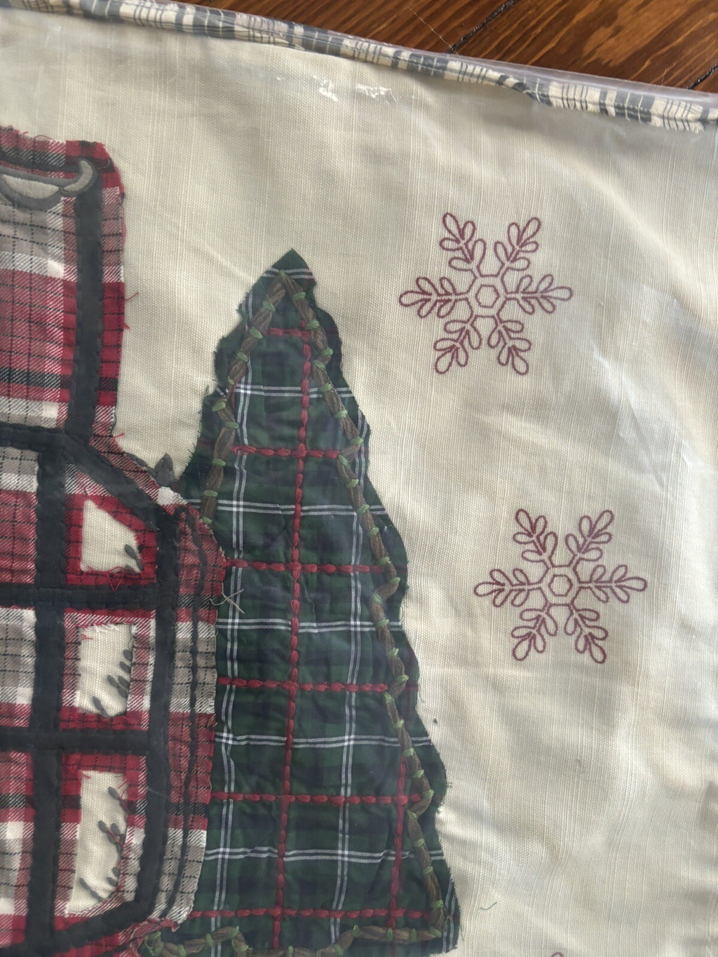 Pottery Barn Disney Holiday Plaid Pillow Sham Car party gift $119 Christmas -
