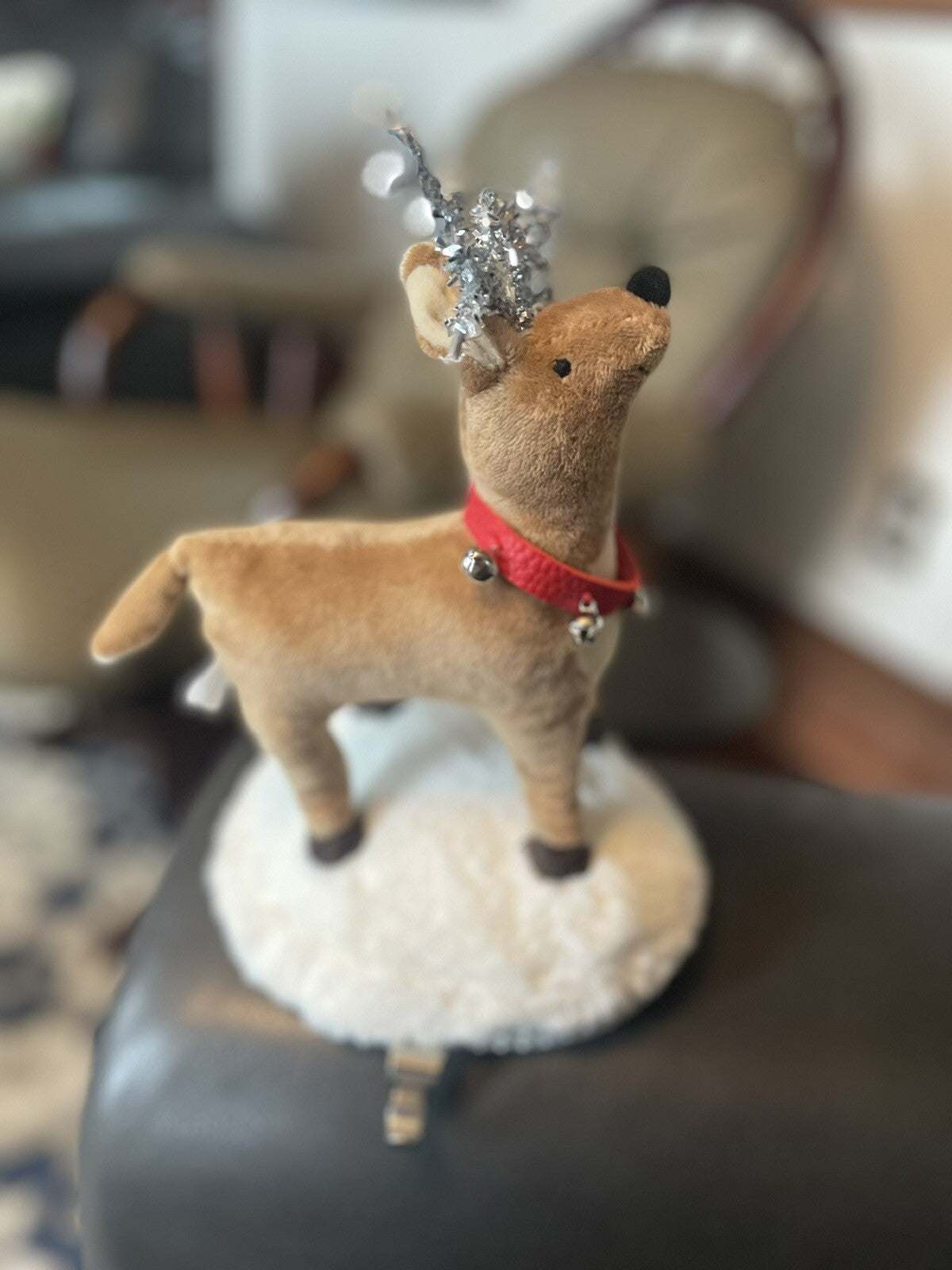 Pottery Barn Disney Christmas stocking holder hanger RUDOLPH REINDEER kid r