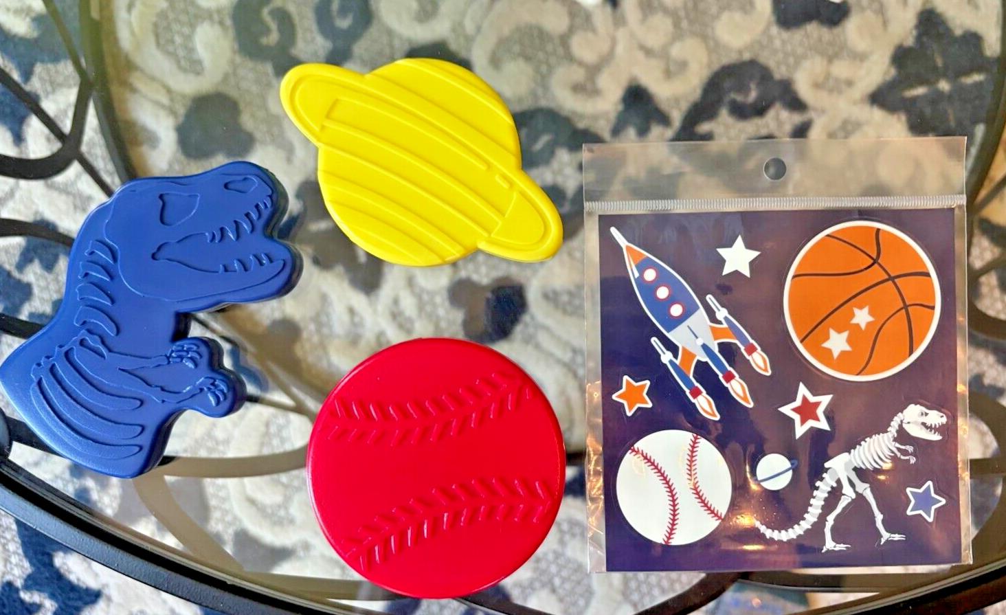 Pottery Barn Kids school Disney Space Baseball Dinosaur star Jurassic pre k ??