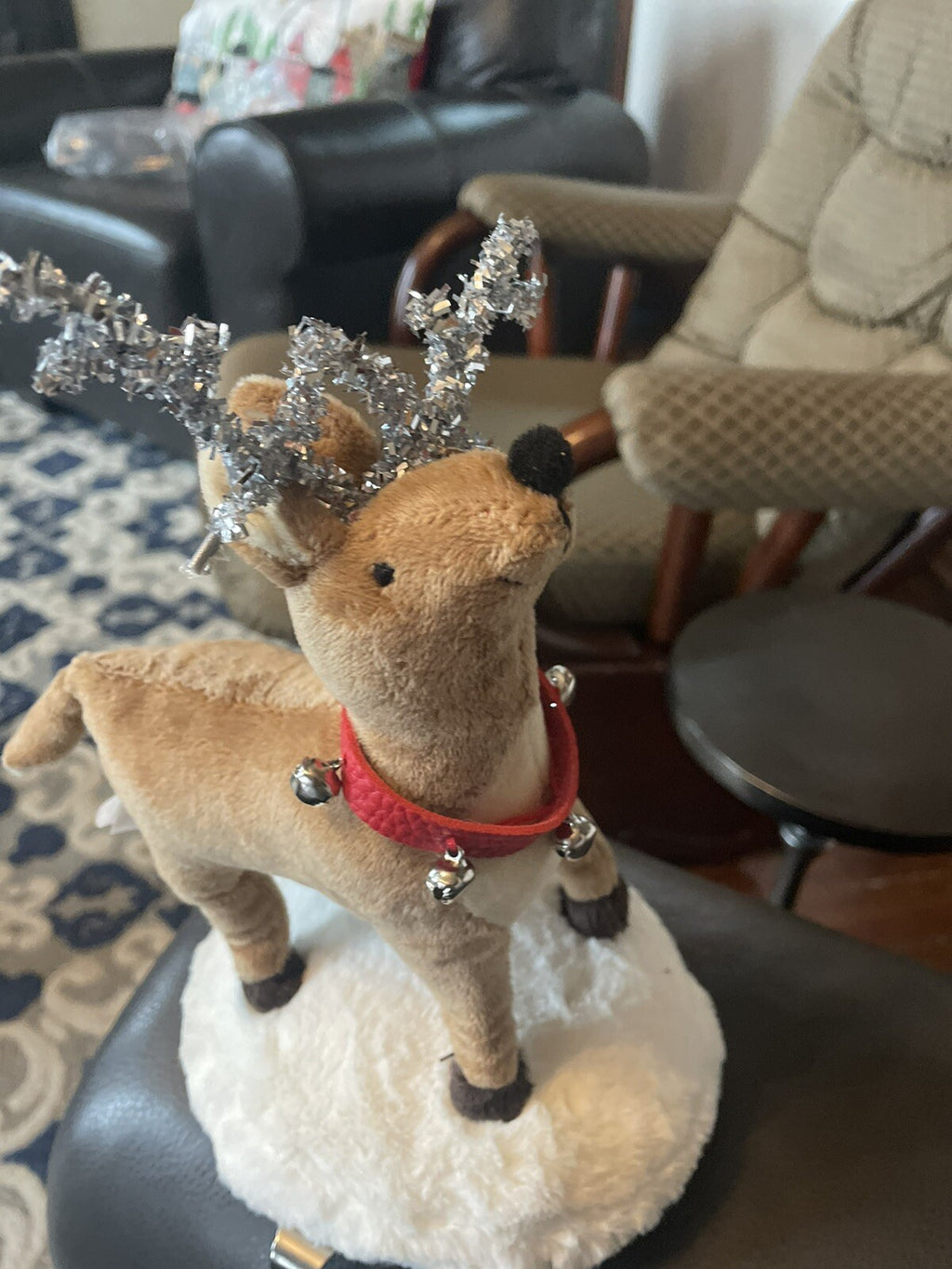 Pottery Barn Disney Christmas stocking holder hanger RUDOLPH REINDEER kid r