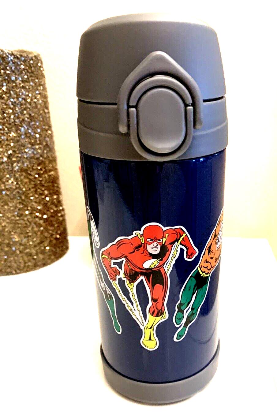 Pottery barn school marvel Flash Batman justice league WATER Travel boy pre k .