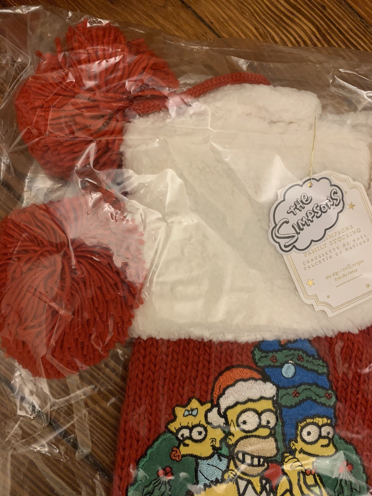 Pottery Barn Holiday Christmas stocking Simpson party gift Homer kid Disney [