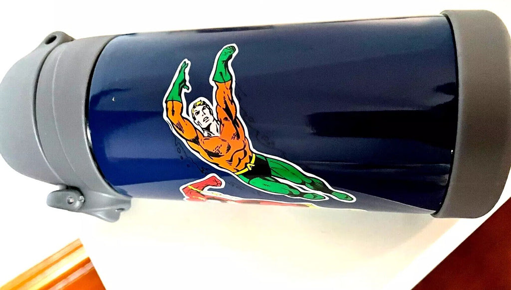 Pottery barn school marvel Flash Batman justice league WATER Travel boy pre k .