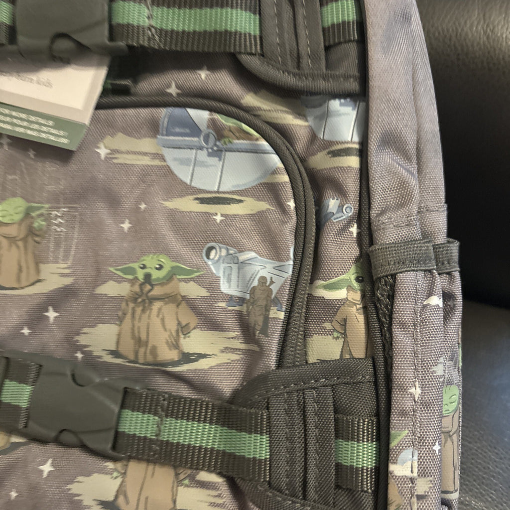 Pottery Barn school STAR WARS Disney BACKPACK +LUNCH Mandalorian Travel Bag ?? .