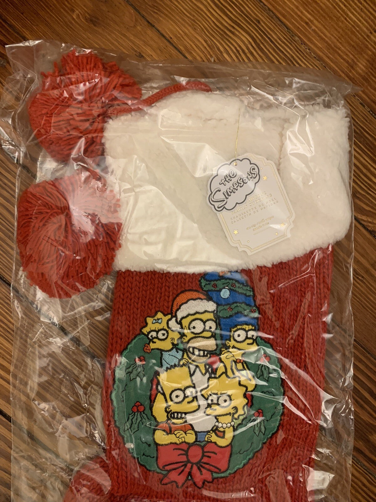 Pottery Barn Holiday Christmas stocking Simpson party gift Homer kid Disney [