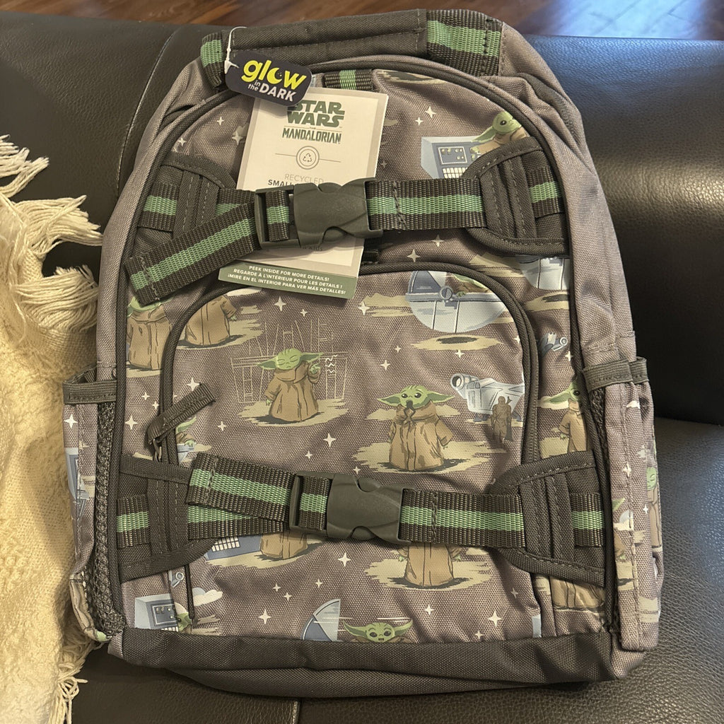 Pottery Barn school STAR WARS Disney BACKPACK +LUNCH Mandalorian Travel Bag ?? .