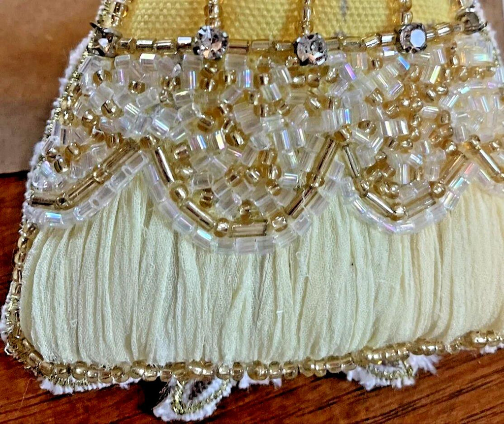 pottery barn holiday ornament Christmas gift party Belle Princess School girl ??