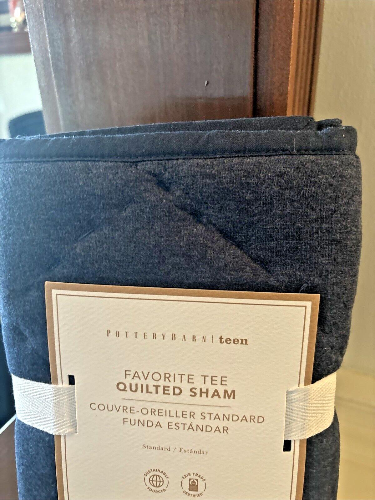 Pottery Barn holiday gift party grogu space Blue PILLOW SHAM boy travel dorm -