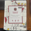 Pottery Barn Christmas Snoopy peanuts Holiday school kid party gift pillowcase h